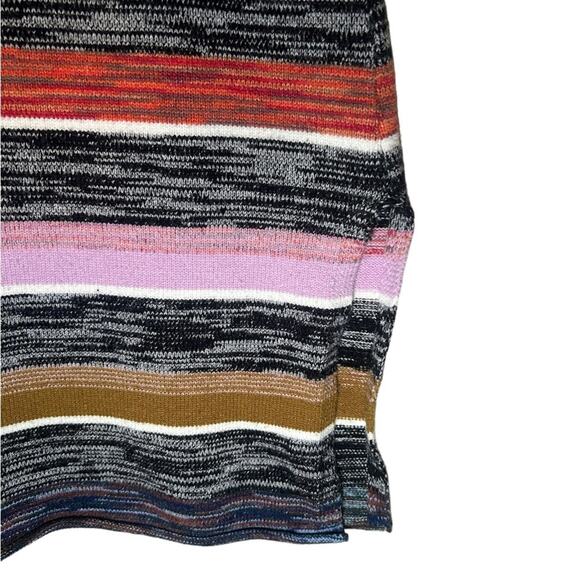 Anthropologie Turtleneck Colorblock Knit Indie Tunic Top Sweater Size M - Picture 12 of 13